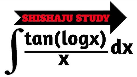 integration of tan(logx)/x dx || integral calculus||