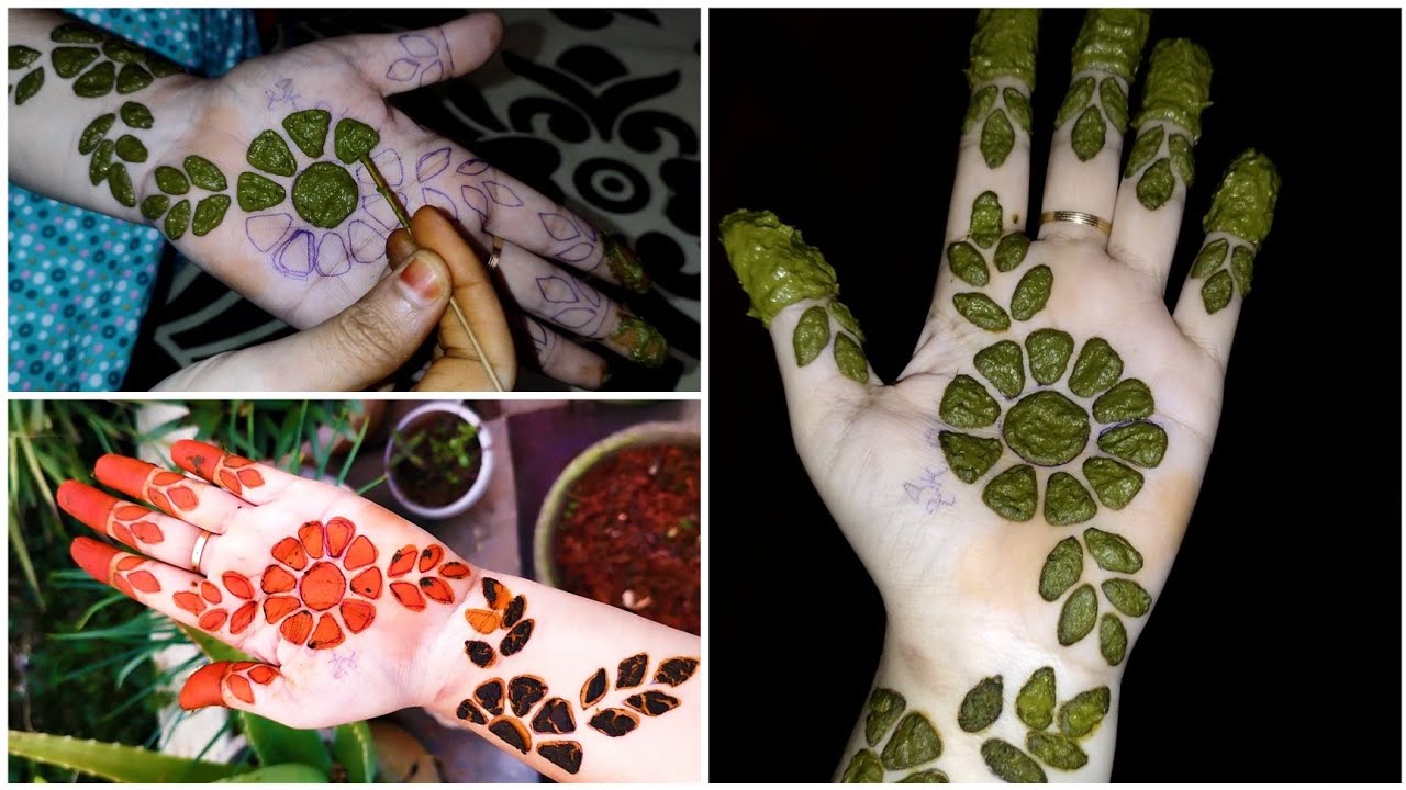 ఆషాఢం & బక్రీద్ స్పెషల్ 🥰//గోరింటాకుతో డిజైన్😍 లేట్ వీడియో 😞#gorintaku_design #dillu #telugu