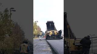Nothing beats a fresh mat 🎥: abc.asphalt.inc (IG) #shorts #construction #asphalt #paving #roads