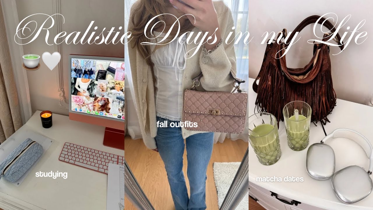 realistic days in my life 🤍🍵 (shopping,brunchen,studying)