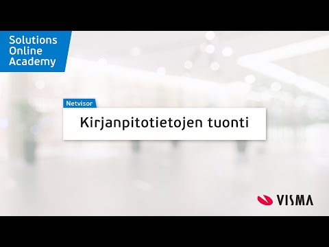 Video: Kirjanpidon Edistäminen