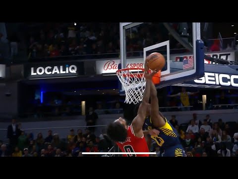 Aaron Nesmith gets a ridiculous block on Coby White || 22-23 season