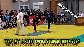 Final Comeback Dramatis Dwi Anggraini/Agam vs Febriana/Padang - POPDA SUMBAR 2024