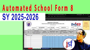 Automated School Form 8 (SF 8) for SY 2025-2026