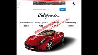 Ferrari California Workshop Service Manual Wiring Diagram