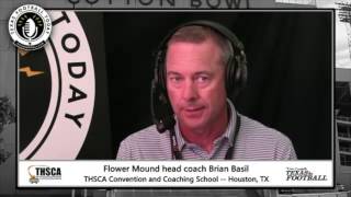 Texas Football Today at THSCA: Flower Mound head coach Brian Basil