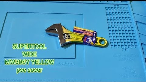 V.422 SUPERTOOL MW30SY YELLOW COVER MONKEY SPANA WIDE MONTH 30MM,MADE IN JAPAN