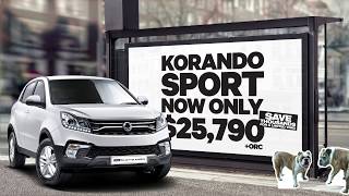 Korando Sport, Now For Only 25,790