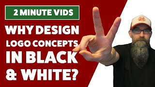 Why design logo concepts in black and white?