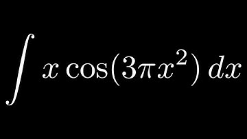 Integral xcos(3pix^2)