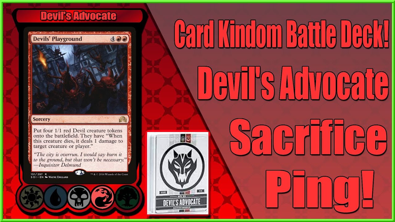 Devil's Advocate Card Kingdom Battle Deck! YouTube