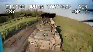 T-72B3 Tank With Cope Cage Gets Chased Down And Destroyed By FPV Drones