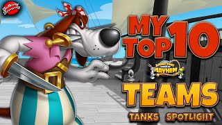 My TOP 10 Teams -Tank Edition - April 2022 - Looney Tunes World of Mayhem