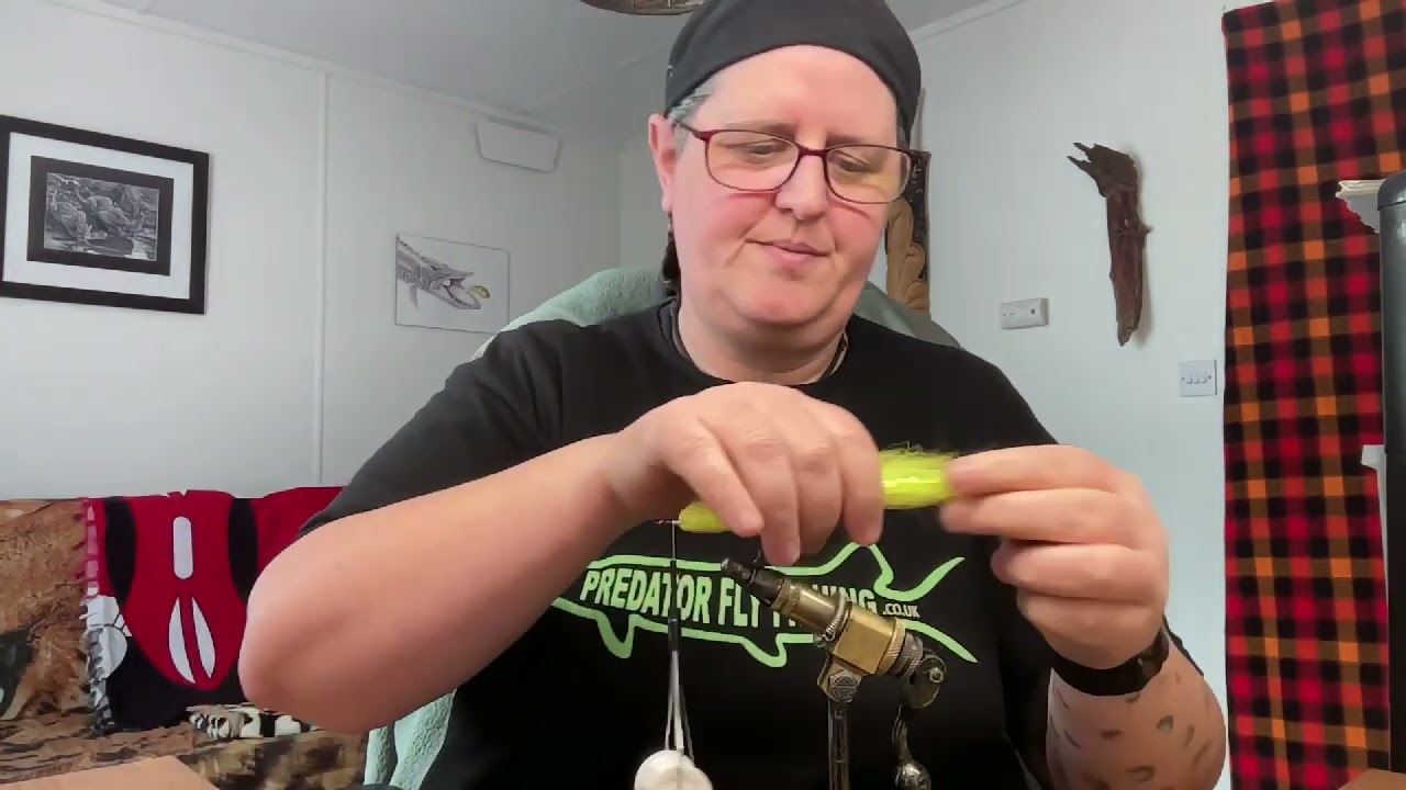 Scruffy Tiger Pike fly pattern by Babs