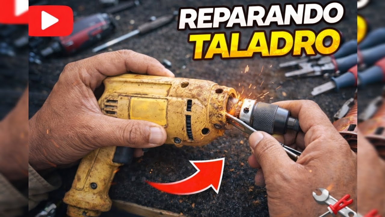 Cómo cambiar mandril a taladro 