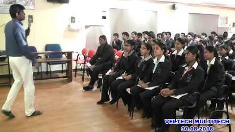 VELTECH MULTITECH DEPT OF ECE GUEST LECTURE - 30.08.2016