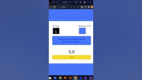 Color Contrast Checker | HTML, CSS & Javascript Project