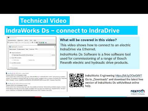 IndraWorks Ds – connect to IndraDrive via Ethernet
