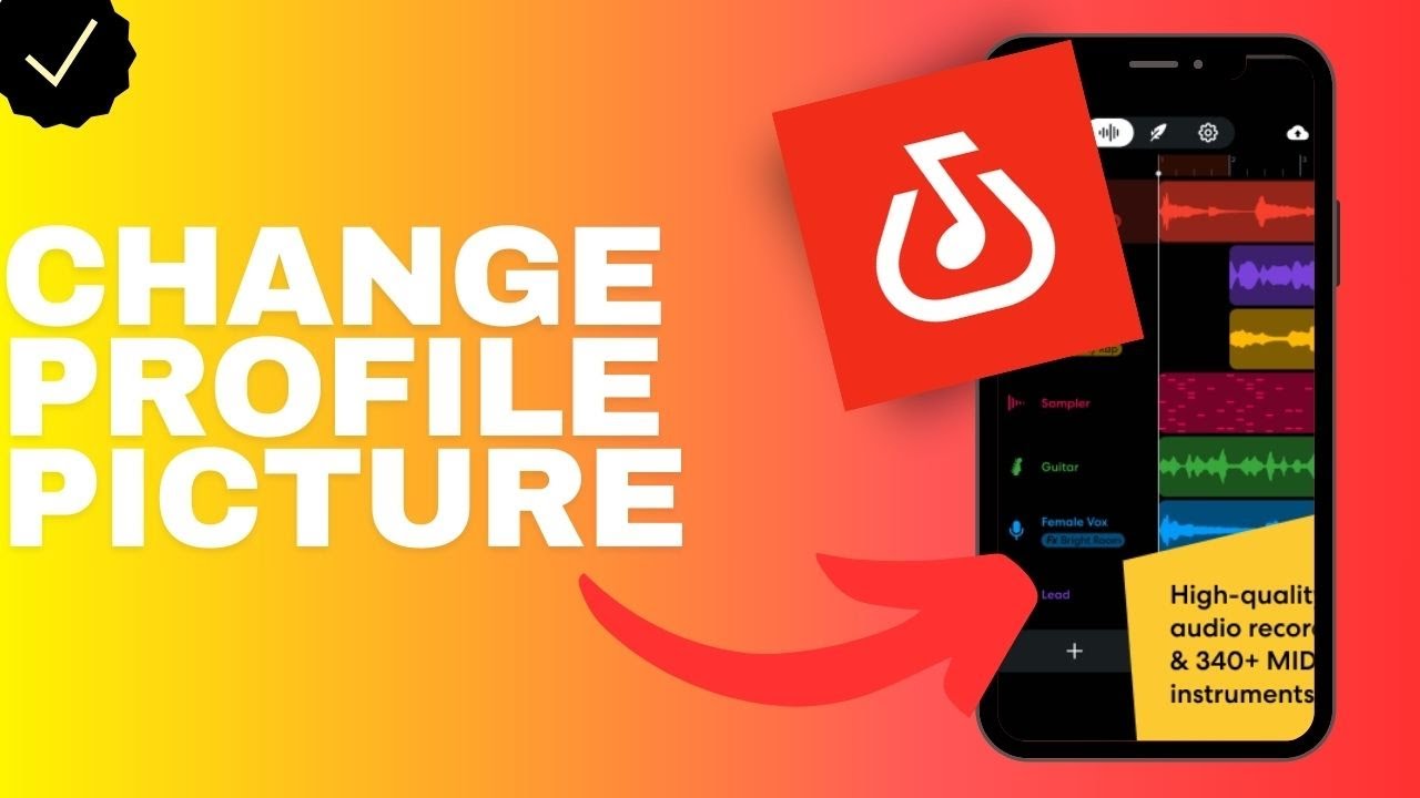 How to change your profile picture in the Bandlab app? - YouTube