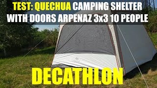 quechua shelter 3x3 with doors