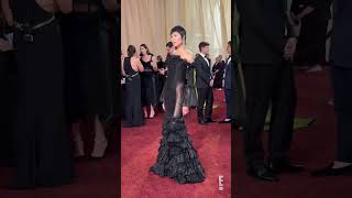 May Hong is showing us how it's done at the #Oscars #Glambot. 😍 #AwardsSeason