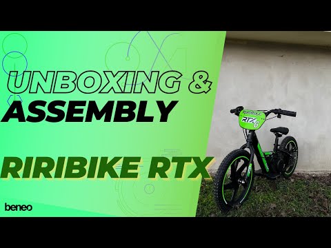 Children's electric balance bike RIRIBIKE RTX - Unboxing and Assembly - Beneoshop