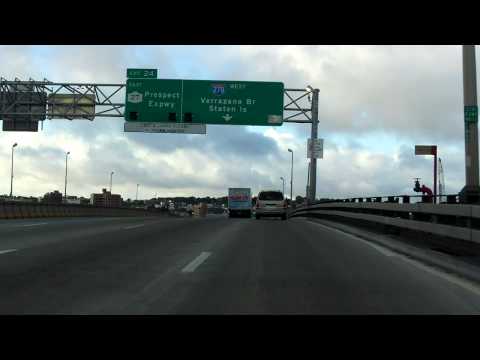 Brooklyn-Queens Expressway (Interstate 278 Exits 30 to 20) south/westbound - Brooklyn-Queens Expressway (Interstate 278 Exits 30 to 20) south/westbound
