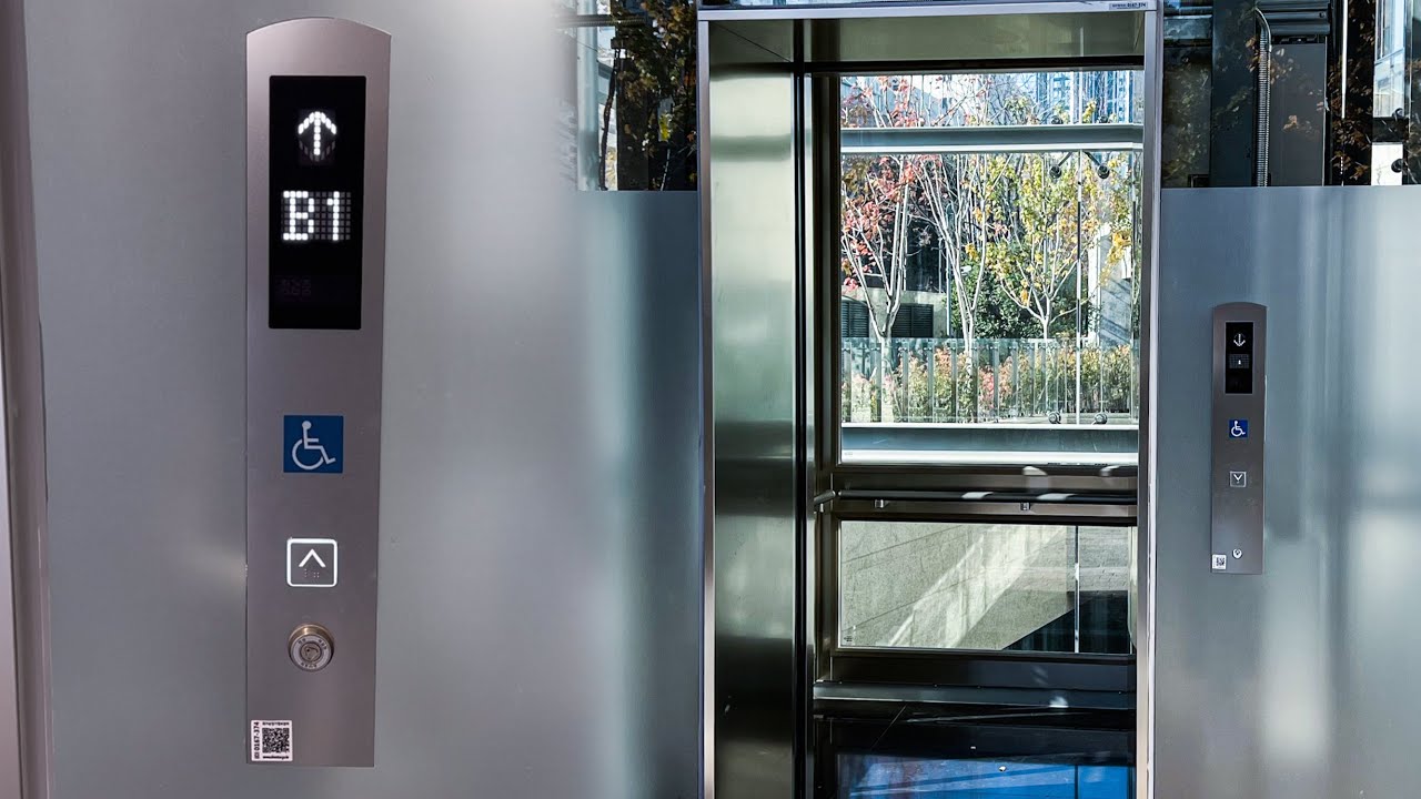 전망용 & 신형 외부 표시기!!｜서울 서초구 메이플자이 셔틀용 미쓰비시 엘리베이터｜P3｜NONSTOP