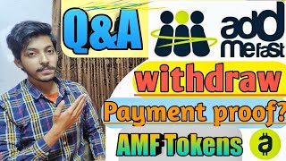 addmefast | how to withdraw from addmefast |payment proof of addmefast? | AMF points |addmefast Q&A addmefast | how to withdraw from addmefast |payment proof of addmefast? | AMF points |addmefast Q&A