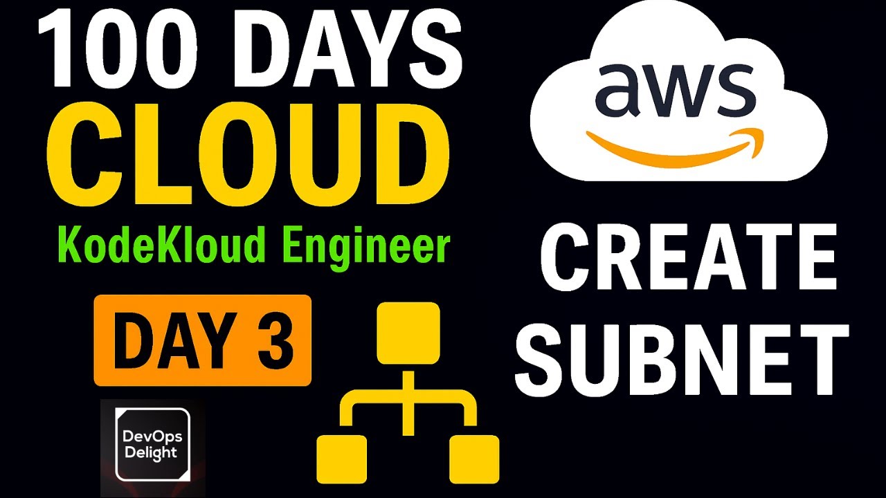 День 3: Создание подсети | 100 дней в облаке | KodekloudEngineer | @DevopsDelight