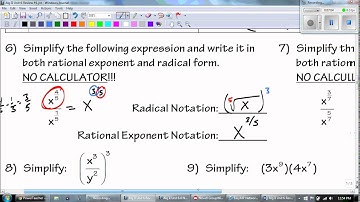 AT Algebra II Unit 6 Review #1 - Video 1