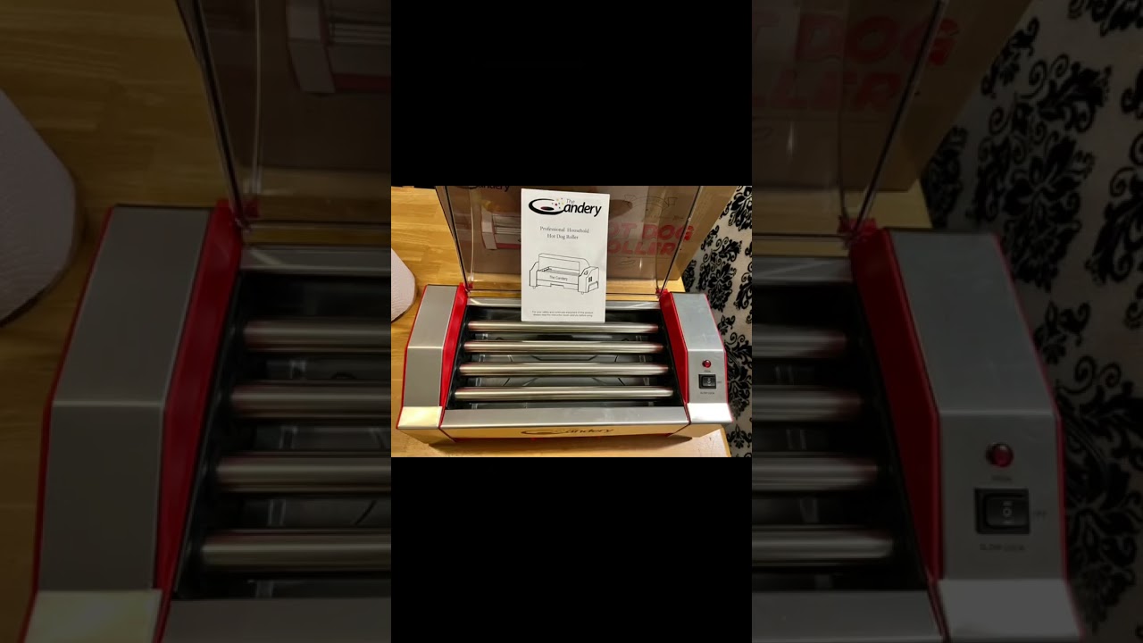 The Candery Electric Hot Dog Roller - Sausage Grill Cooker Machine 🌭🌭🌭🔗⬇️🔗⬇️❤️❤️❤️