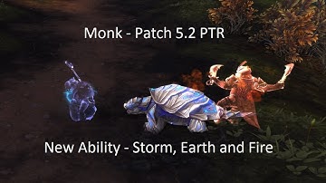 Storm, Earth and Fire NEW Monk Ability - WoW Patch 5.2 PTR