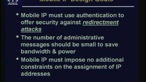 Lecture - 29 IP Version 6 & Mobile IP