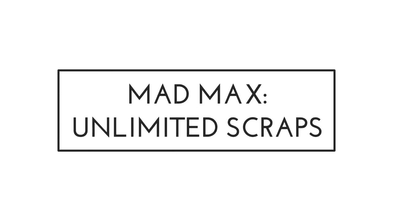 Tutorial : Mad Max Pc hack - Unlimited Scraps