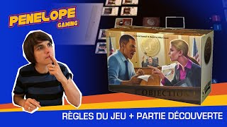 OBJECTION! | règles et partie - Un jeu de société sur le système judiciaire américain!