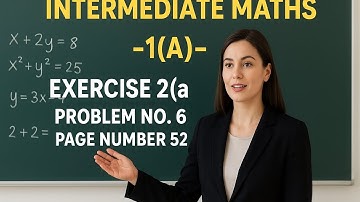 Mathematical Induction Exercise 2(a)–Roman NoI 6th Problem Explained in Telugu Inter Maths@eduwise