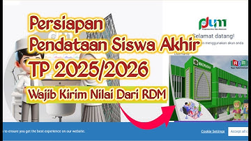Persiapan Pendataan Siswa Akhir TP 2025/2026 di PDUM, Pastikan Menggunakan RDM