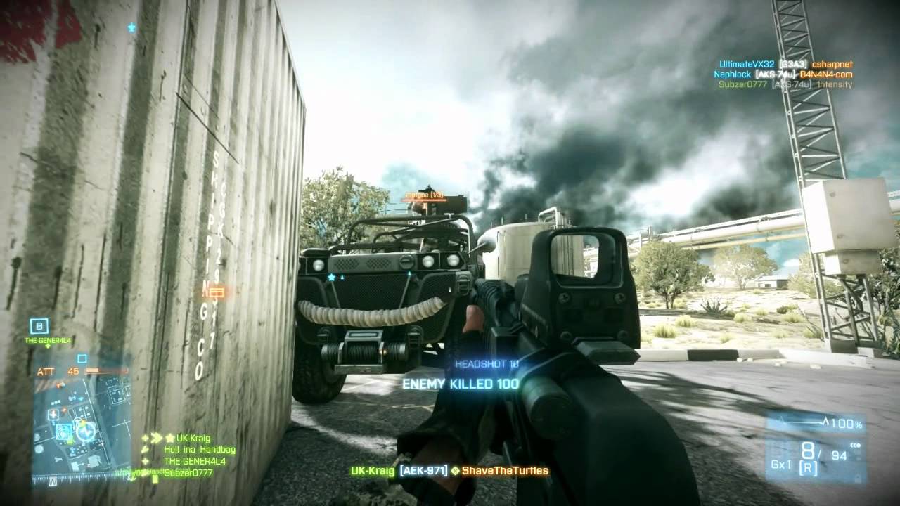 UK-Kraig Battlefield 3 - Saved By A Container LOL
