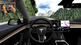 2022 Tesla Model Y - Euro Truck Simulator 2 [Steering Wheel Gameplay] 2022 Tesla Model Y Euro Truck Simulator 2 Steering Wheel Gameplay