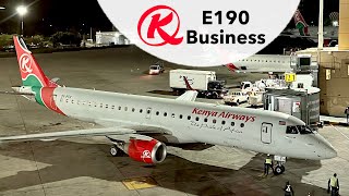 Kenya Airways E190 BUSINESS: Cape Town to Nairobi (via Livingstone)