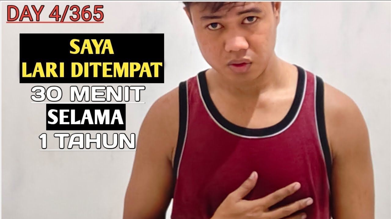 DAY 4 : Saya Lari 30 Menit Setiap Hari Selama 1 Tahun! Sanggup Gak Ya? 