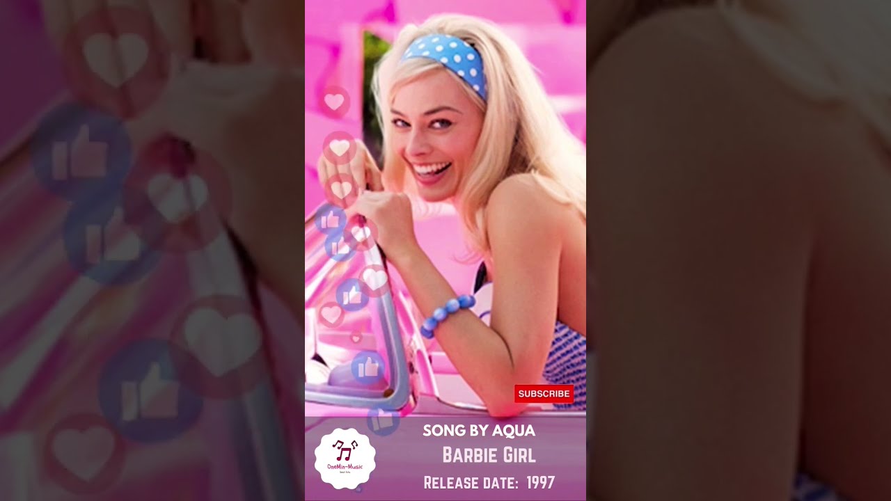 Barbie Girl Song by Aqua 1997 shorts music viral dailyvlog barbie oneminutemusic