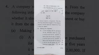 M.Com. Corporate Tax Planning Examination paper 2023