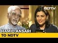 Hamid Ansari on Row Over PMs Remarks at his Farewell