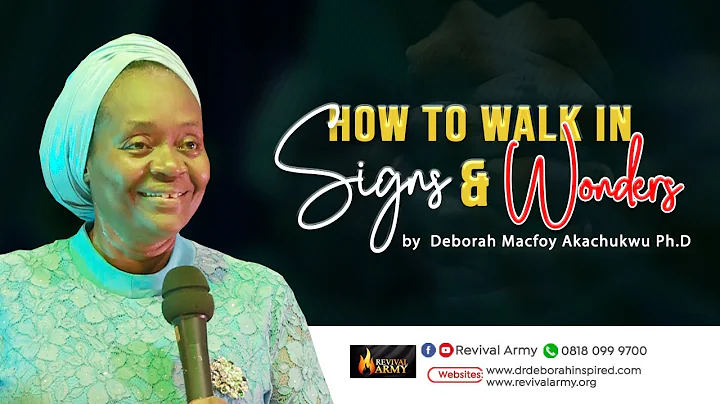 How to walk in Miracles and Signs by Deborah Macfo...
