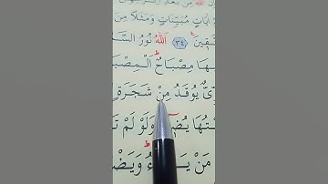 سورة النور الأية 35 بصوت سعد الغامدي