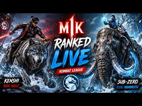 MK1 LIVE 🔴 Kenshi Ranked with Sub-Zero Kameo | Kombat League Pro Gameplay | Mortal Kombat 1