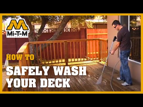 How to Properly Pressure Wash a Deck (2018)