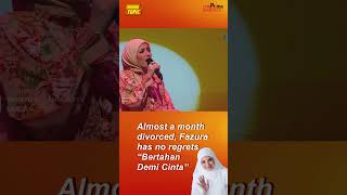 Almost A Month Divorced Fazura Has No Regrets bertahan Demi Cinta fazura fattah myprimabuzz